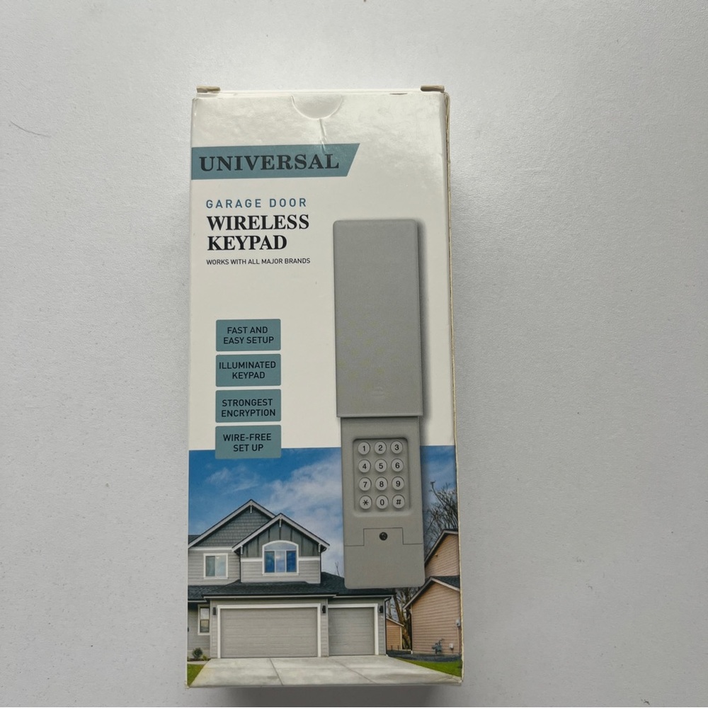Wireless Garage Door Keypad with Cover